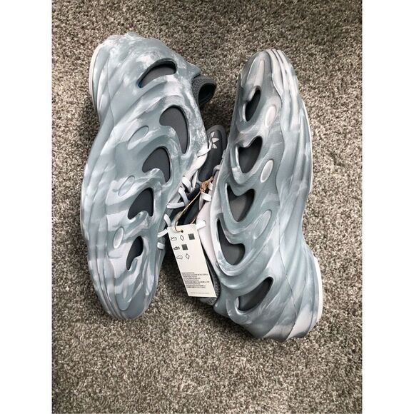 Adidas AdiFOM Q Marbled Grey Men’s Size 8 Sneakers - Picture 6 of 7